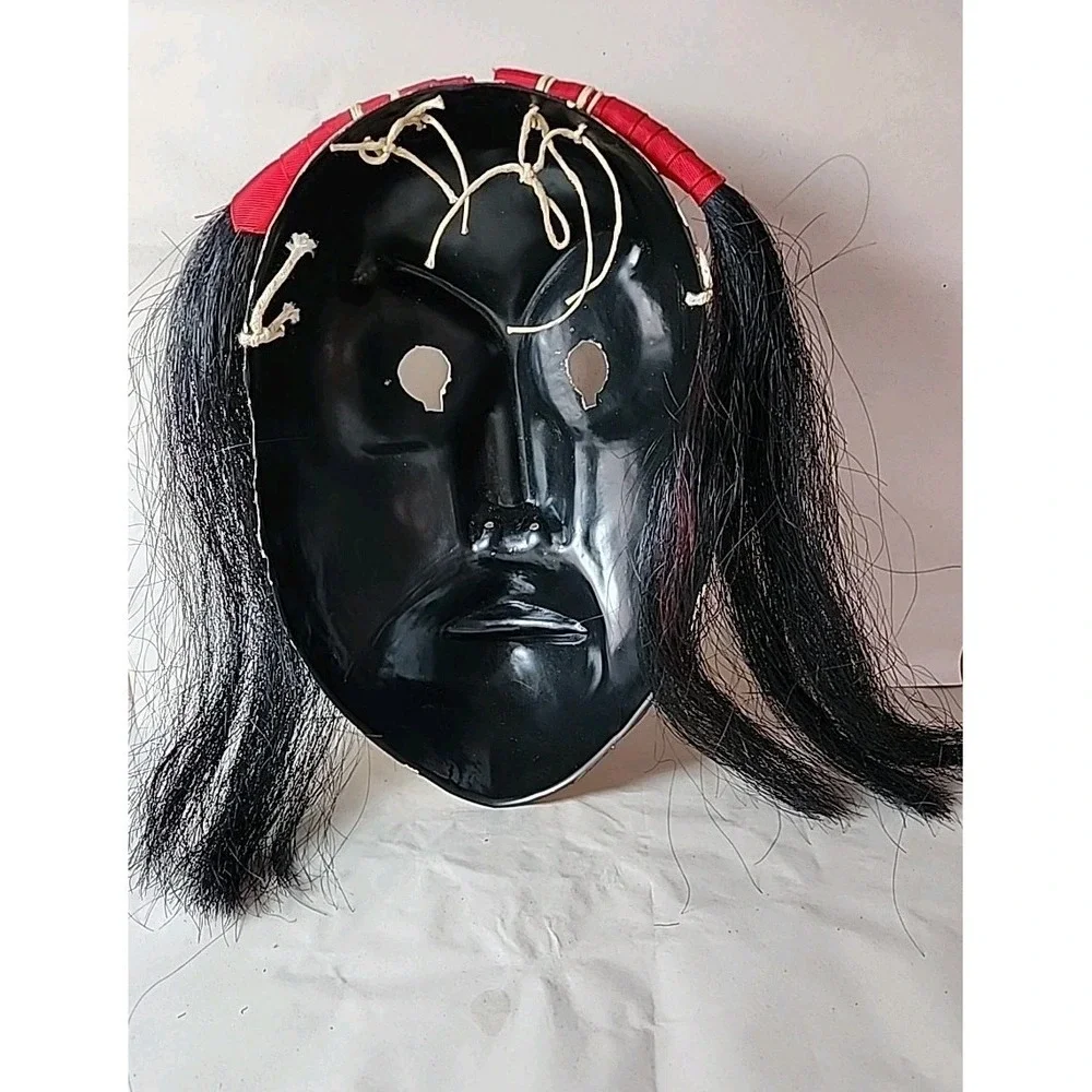 Vintage Mexican Folk Art Mask Traditional Ceremonial Dance Exquisite‎ Art Rare